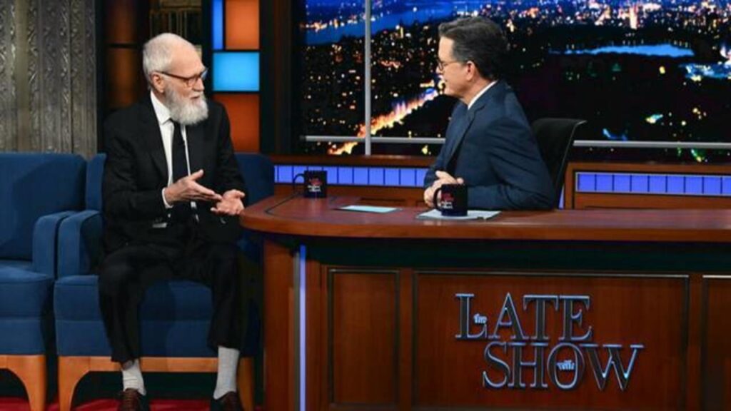 Late-Night Icon David Letterman Stuns in Surprise ‘Colbert’ Comeback – Must-See Moments Revealed!